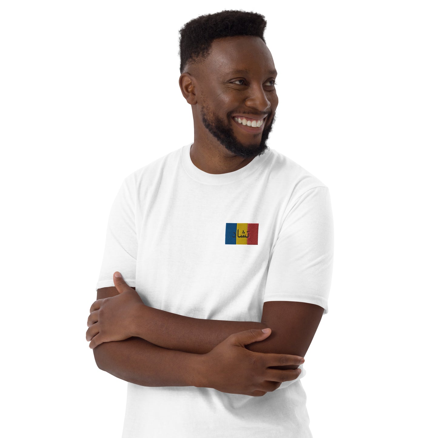 Tchad Embroidered Short-Sleeve Unisex T-Shirt