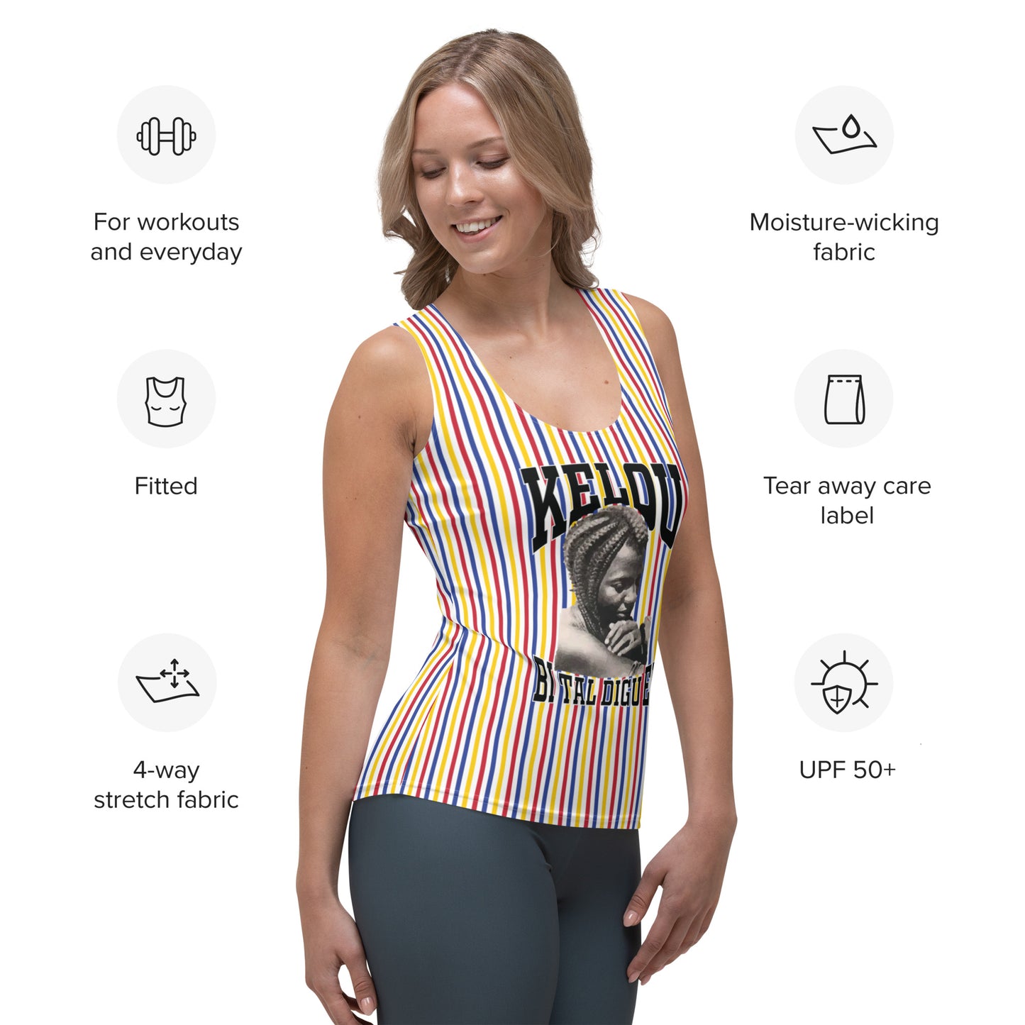 KELOU Bital Diguel Sublimated Tank Top