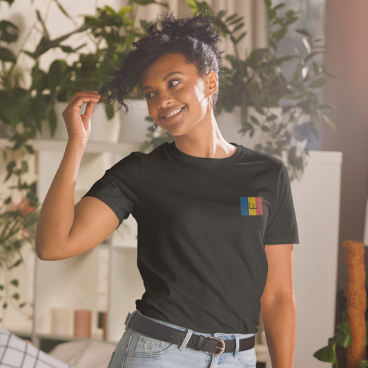 Tchad Embroidered Short-Sleeve Unisex T-Shirt