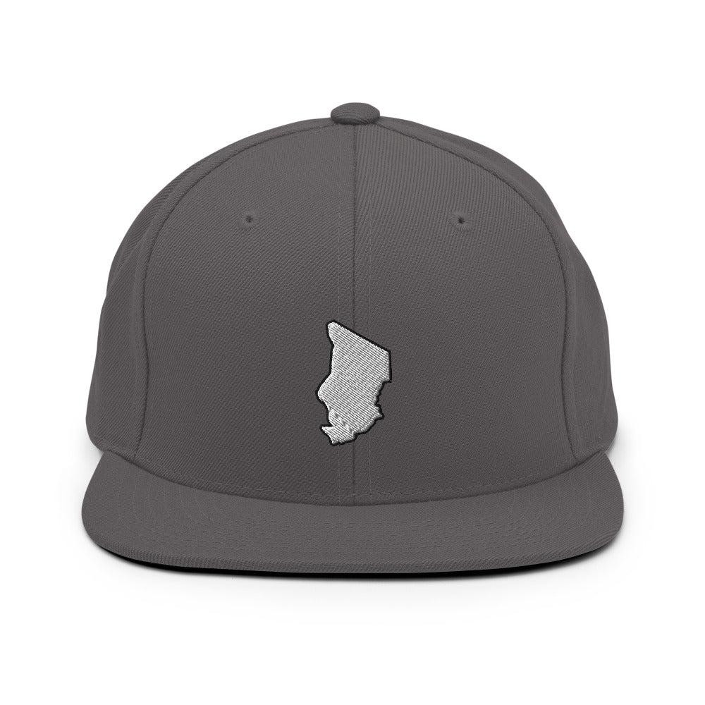 Chad Map Snapback Hat - Team Chad Clothing