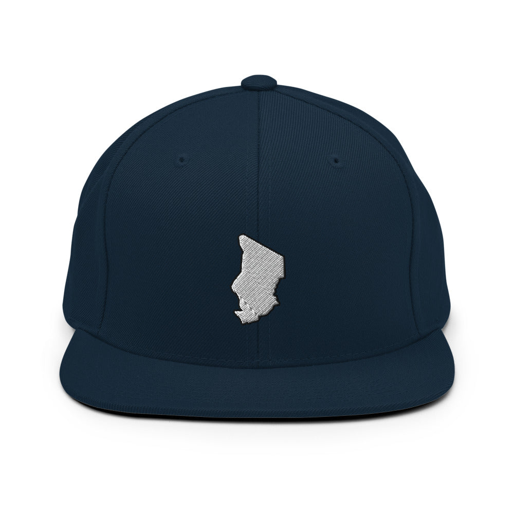 Chad Map Snapback Hat - Team Chad Clothing