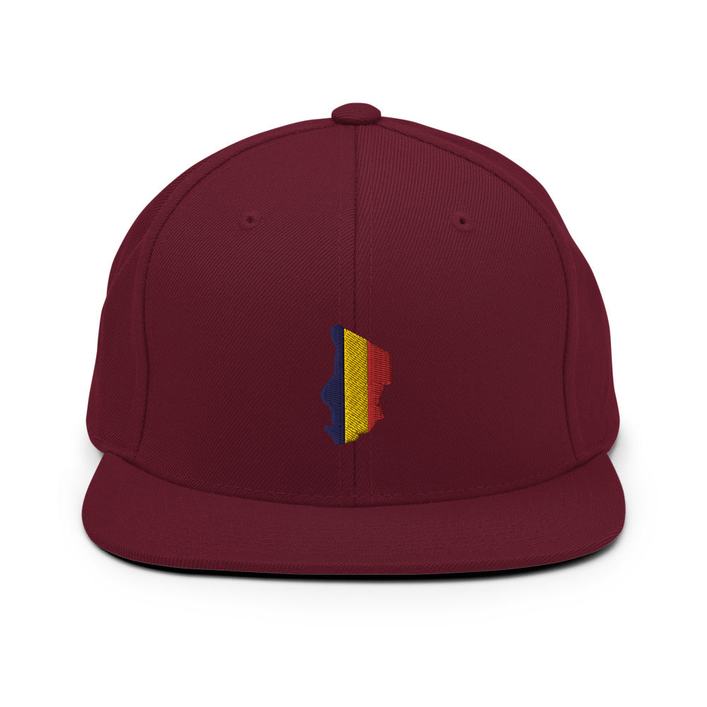 Chad Map Snapback Hat - Team Chad Clothing