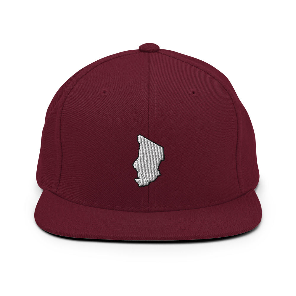 Chad Map Snapback Hat - Team Chad Clothing