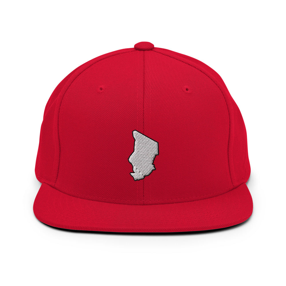 Chad Map Snapback Hat - Team Chad Clothing