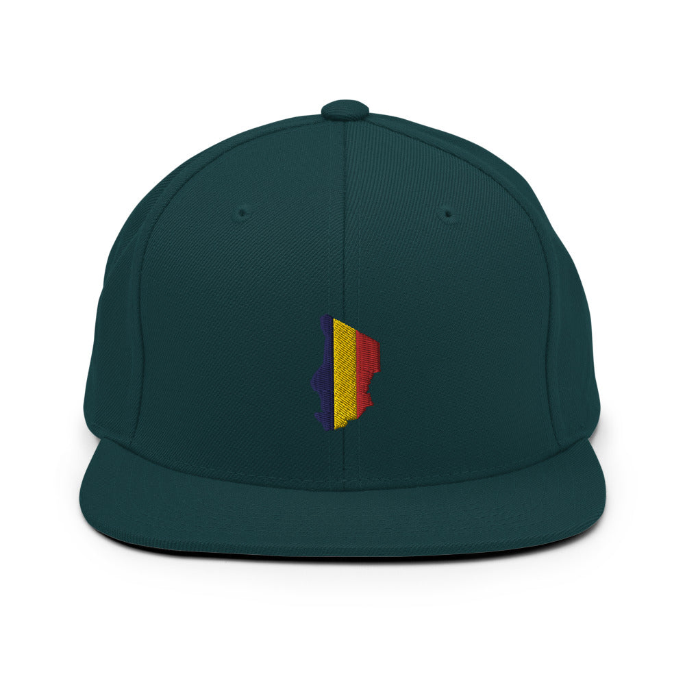 Chad Map Snapback Hat - Team Chad Clothing
