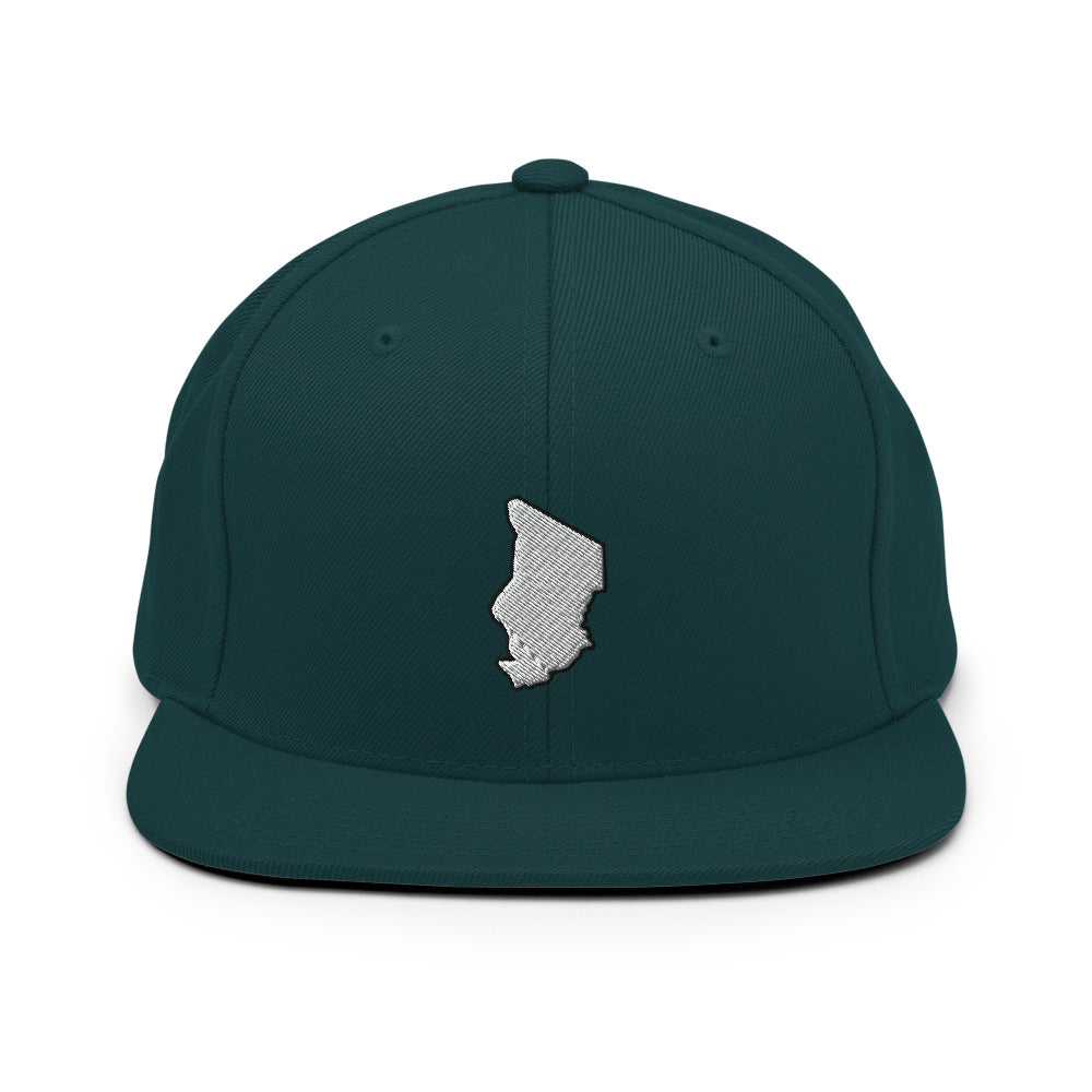 Chad Map Snapback Hat - Team Chad Clothing
